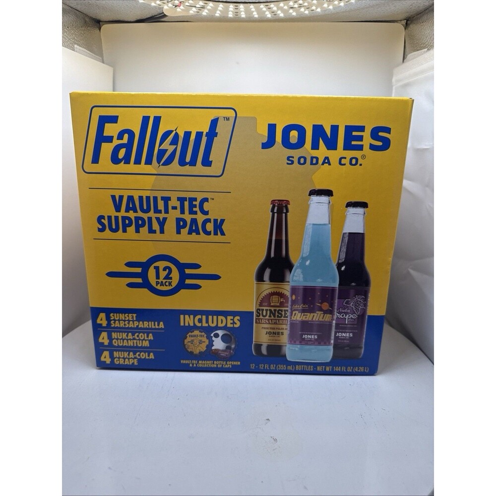 Fallout x Jones Soda Co - Vault-Tec Supply Pack, 12 fl oz, 12-pack - Picture 5 of 5
